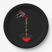 Het beste is noodle papieren bordje (Voorkant)