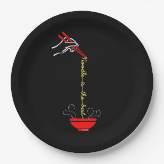 Het beste is noodle papieren bordje