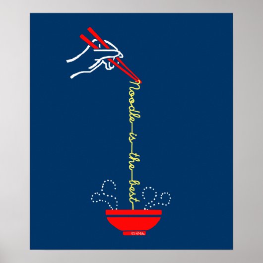 Het beste is noodle poster (Voorkant)