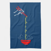 Het beste is noodle theedoek (Verticaal)