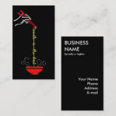 Het beste is noodle visitekaartje (Voorkant / Achterkant)