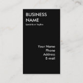 Het beste is noodle visitekaartje (Achterkant)