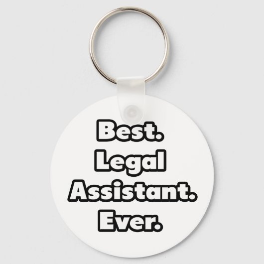 Het beste. Juridisch assistent. Ooit. Sleutelhanger (Voorkant)