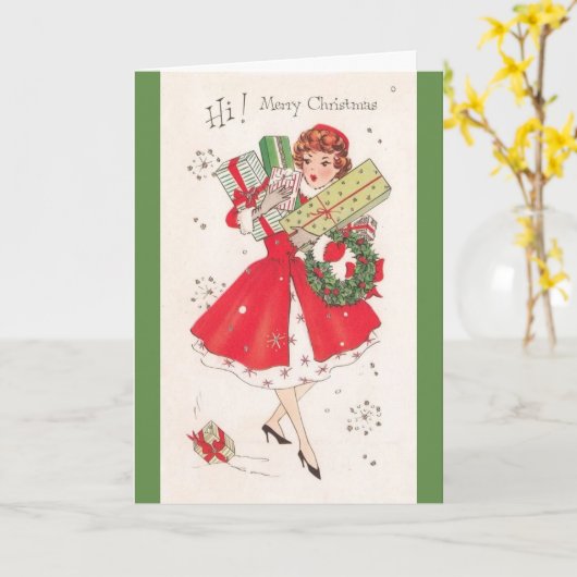  - Het beste kerstcadeau is je vriendschap, Kaart (Gele Bloem)