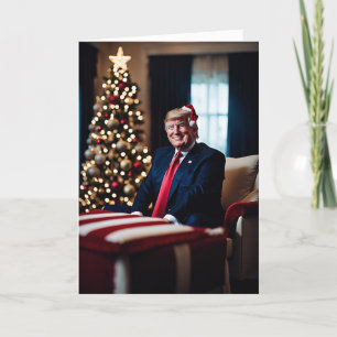 Het beste kerstcadeau van 2024 - Donald Trump Feestdagen Kaart