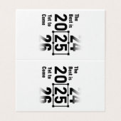 Het Beste Komt Nog 2025 Kaart (Buitenkant ongevouwen)