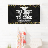 Het Beste Komt Nog Black Grad Feest Banner (Insitu)