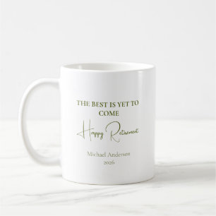 Het Beste Komt Nog Cadeau voor Pensionering Koffiemok
