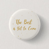 Het Beste Komt Nog Feestviering Knop Ronde Button 3,2 Cm (Voorkant)
