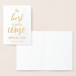 Het Beste Komt Nog Goud Folie Monogram Kaarten