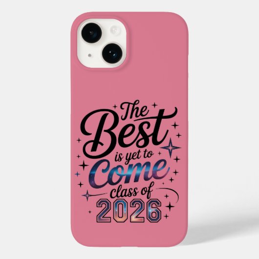 Het Beste Komt Nog Klas van 2026 Case-Mate iPhone Case (Achterkant)
