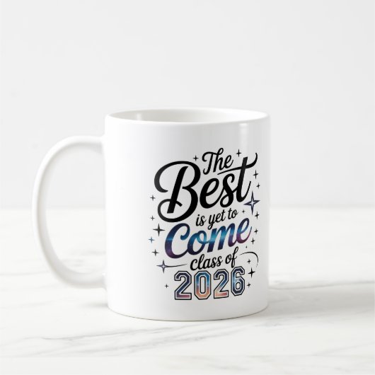 Het Beste Komt Nog Klas van 2026 Koffiemok (Links)