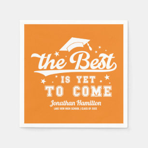 Het beste komt nog Oranje Grad-feest Servet