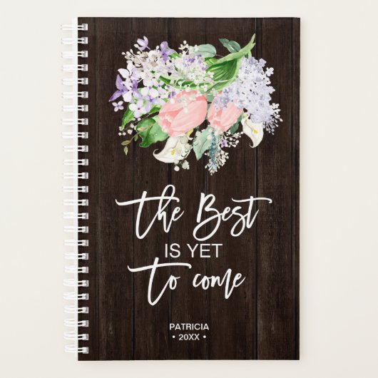 Het Beste Komt Nog Positieve Boodschap Bloemstuk Planner (Voorkant)