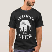 Het beste letterlijke witte olifantendeel ooit t-shirt (Voorkant)