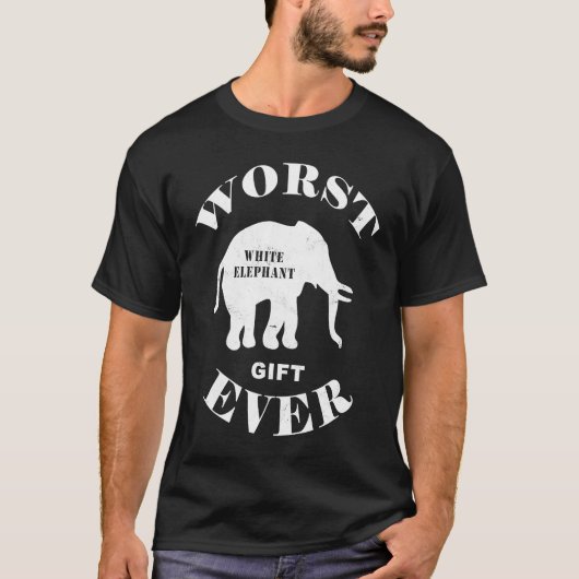Het beste letterlijke witte olifantendeel ooit t-shirt (Voorkant)