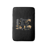 Het beste leven met Beauce Sheepdog Tanktop Badmat (Voorkant Verticaal)