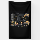 Het beste leven met Beauce Sheepdog Tanktop Spandoek (Verticaal)