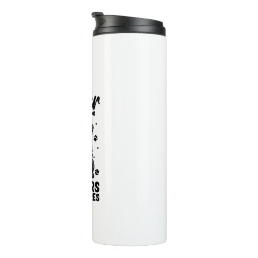 Het beste leven met Bouvier des Flandres Thermosbeker (Geroteerd rechts)