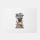 Het beste leven met Dogo Canario Deurmat (Voorkant)
