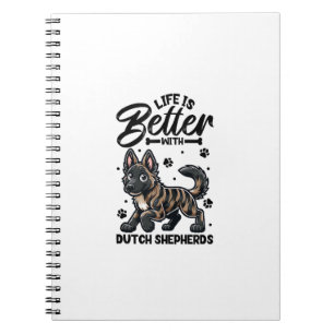 Het beste leven met Dutch Shepherd Notitieboek