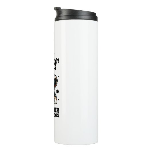 Het beste leven met Entlebucher Mountain Dog Thermosbeker (Geroteerd rechts)