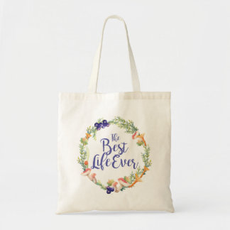 "Het beste leven ooit" - herfst Tote Bag