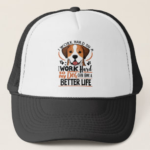 Het beste leven van de hond trucker pet