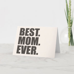 Het beste. Mam. Ooit. Feestdagen Kaart