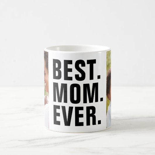 Het beste. Mam. Ooit. Moederdag 2 Foto Koffie Mok (Center)