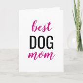 Het beste Mamma van de Hond Kaart (Voorkant)