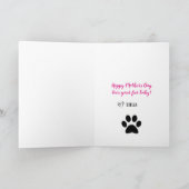 Het beste Mamma van de Hond Kaart (Binnen)