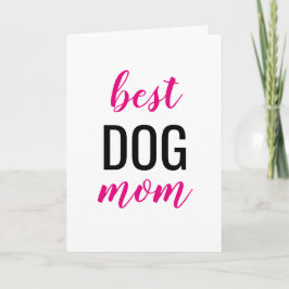 Het beste Mamma van de Hond Kaart