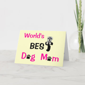 Het beste Mamma van de Hond Kaart