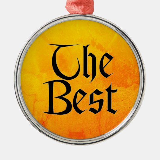 Het beste medaillemetaal Ornament (Voorkant)