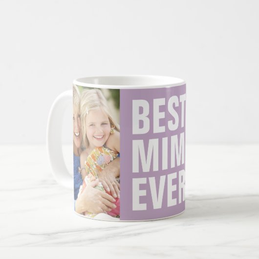 Het beste. Mimi. Ooit. Moederdag 2 Foto Koffie Mok (Voorkant links)