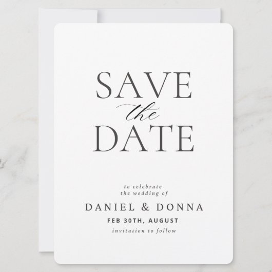 Het beste model voor uw bruiloft uitnodiging (Achterkant)