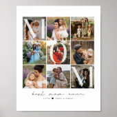 Het beste moderne mama script ooit | 9 Fotorooster Poster (Voorkant)