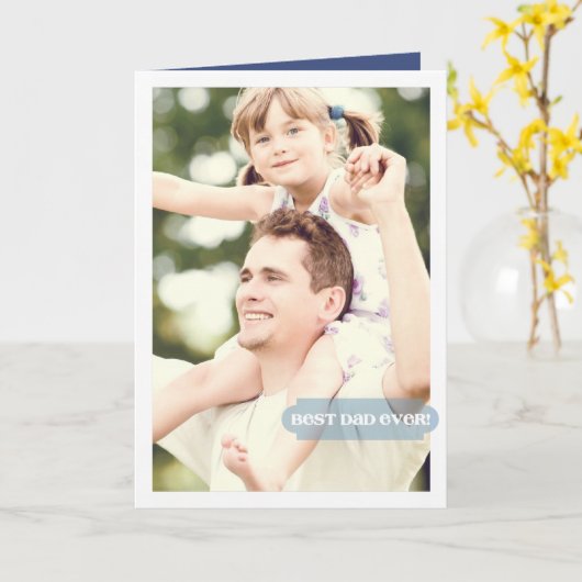 Het beste Moderne Ontwerp van de Foto van de Kaart (Gele Bloem)