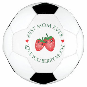 Het beste Moederdag van het Mamma houdt veel van u Voetbal