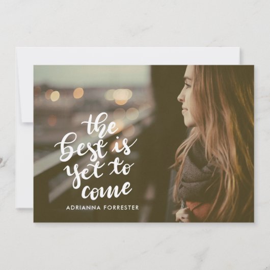 Het beste moet nog handgeschreven komen | Afstudee Kaart (Voorkant)