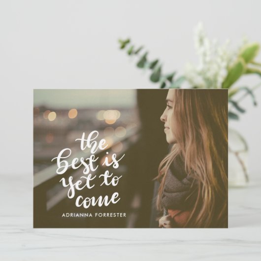 Het beste moet nog handgeschreven komen | Afstudee Kaart (Staand voorkant)