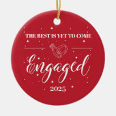 Het beste moet nog komen - betrokken 2025 personal keramisch ornament (Voorkant)