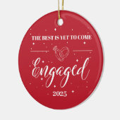 Het beste moet nog komen - betrokken 2025 personal keramisch ornament (Links)