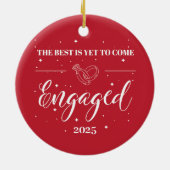 Het beste moet nog komen - betrokken 2025 personal keramisch ornament (Achterkant)