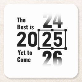 Het beste moet nog komen in 2025 kartonnen onderzetters