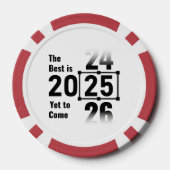 Het beste moet nog komen in 2025 poker chips (Achterkant)
