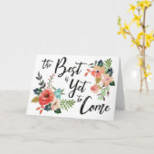 Het beste moet nog komen Kaart (Gele Bloem)