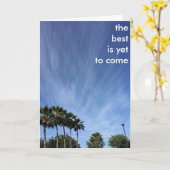 Het beste moet nog Komen Kaart (Gele Bloem)