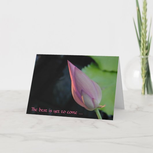 Het beste moet nog komen - Lotus Kaart (Voorkant)